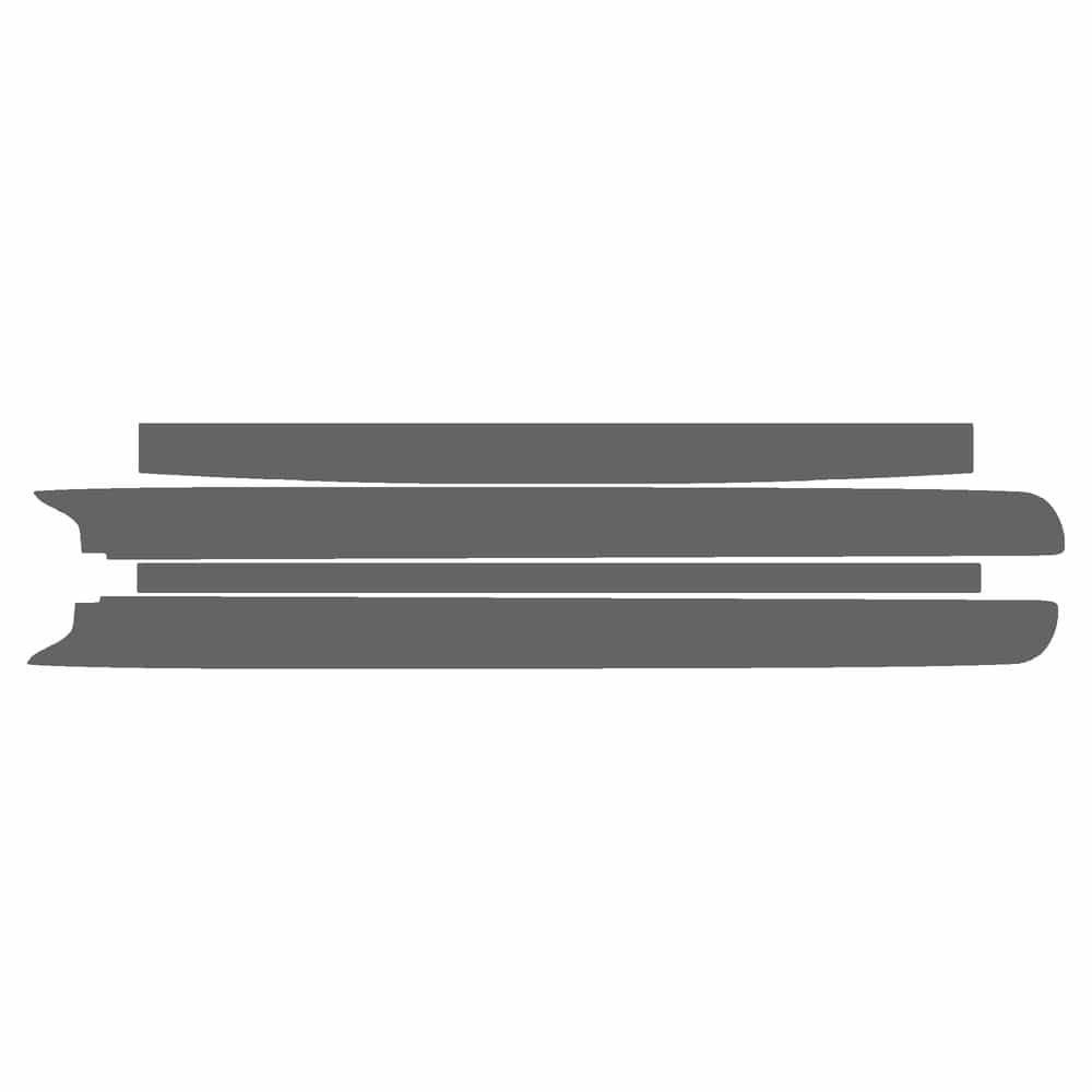 Vicrez Paint Protection PPF Pre-Cut Kit, Bed/Tailgate vpp143493 for Dodge Dakota 2002-2004