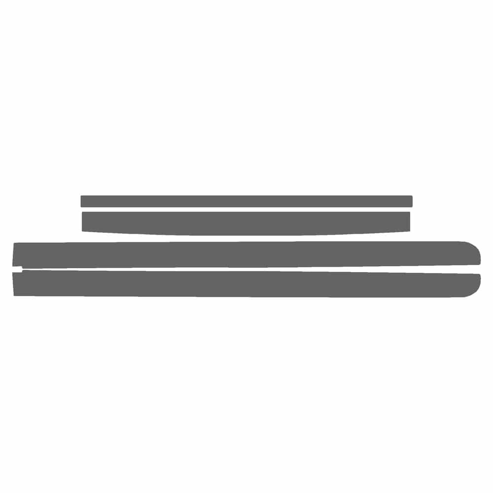 Vicrez Paint Protection PPF Pre-Cut Kit, Bed/Tailgate vpp143525 for Dodge Dakota 2002-2004