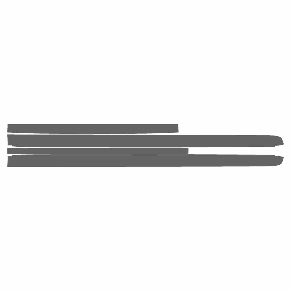 Vicrez Paint Protection PPF Pre-Cut Kit, Bed/Tailgate vpp144920 for Dodge Ram 2002