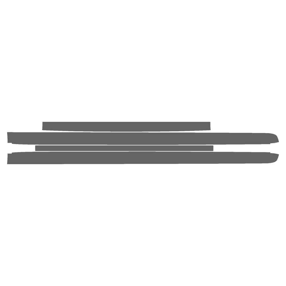 Vicrez Paint Protection PPF Pre-Cut Kit, Bed/Tailgate vpp144952 for Dodge Ram 2002