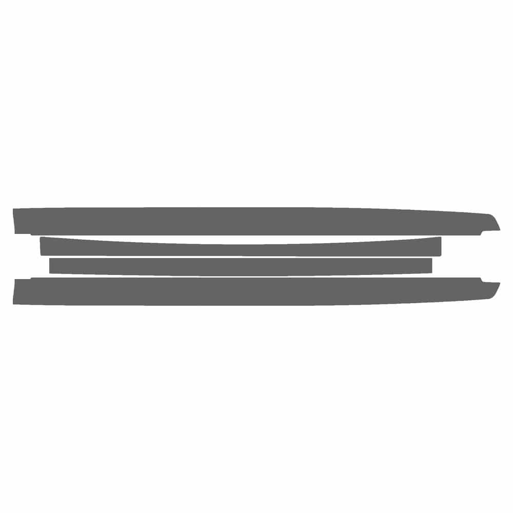 Vicrez Paint Protection PPF Pre-Cut Kit, Bed/Tailgate vpp145185 for Dodge Ram Pickup 2009