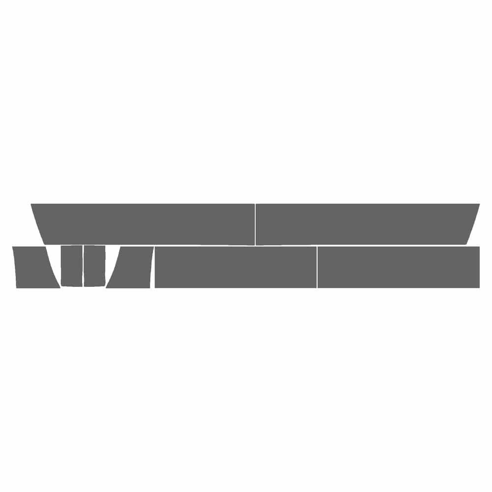 Vicrez Paint Protection PPF Pre-Cut Kit, Cab vpp157128 for Ford SuperDuty 2008-2010