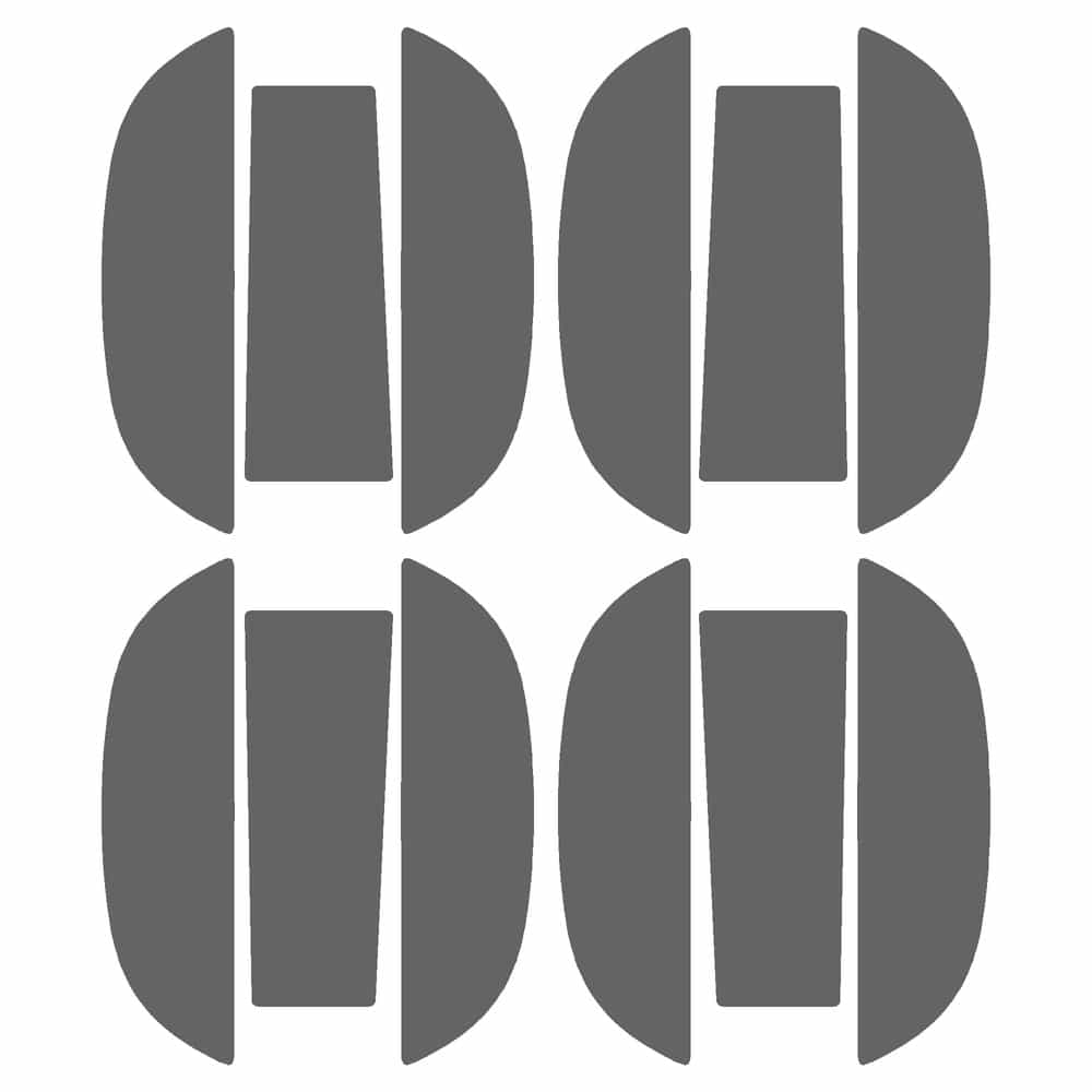 Vicrez Paint Protection PPF Pre-Cut Kit, Door Handles vpp136729 for Chevrolet Silverado 2007-2010