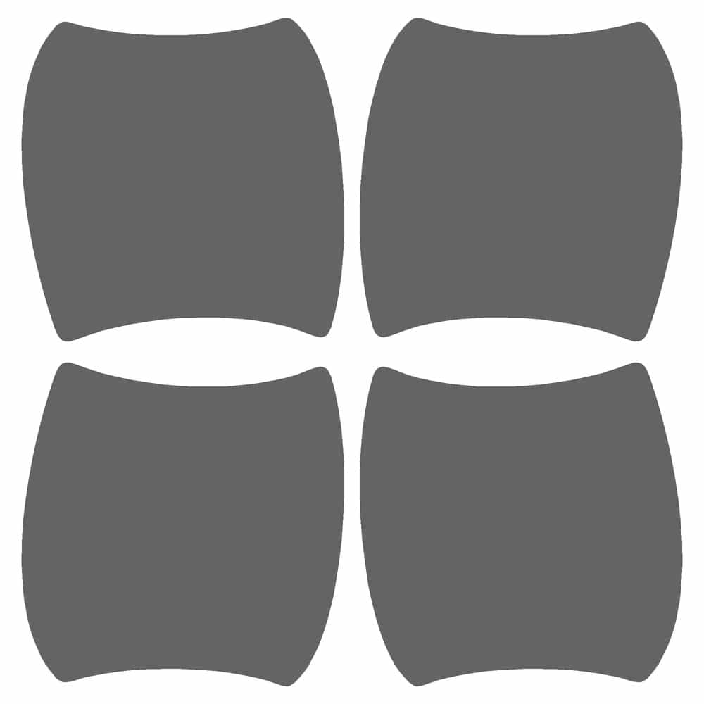 Vicrez Paint Protection PPF Pre-Cut Kit, Door Handles vpp138810 for Chevrolet Silverado/Silverado Extd Pickup 2019-2022