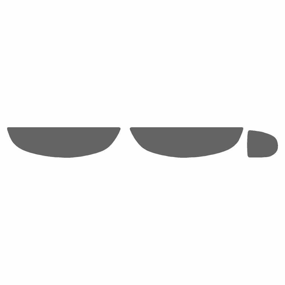Vicrez Paint Protection PPF Pre-Cut Kit, Door Handles vpp142182 for Chrysler Sebring Convertible 2003