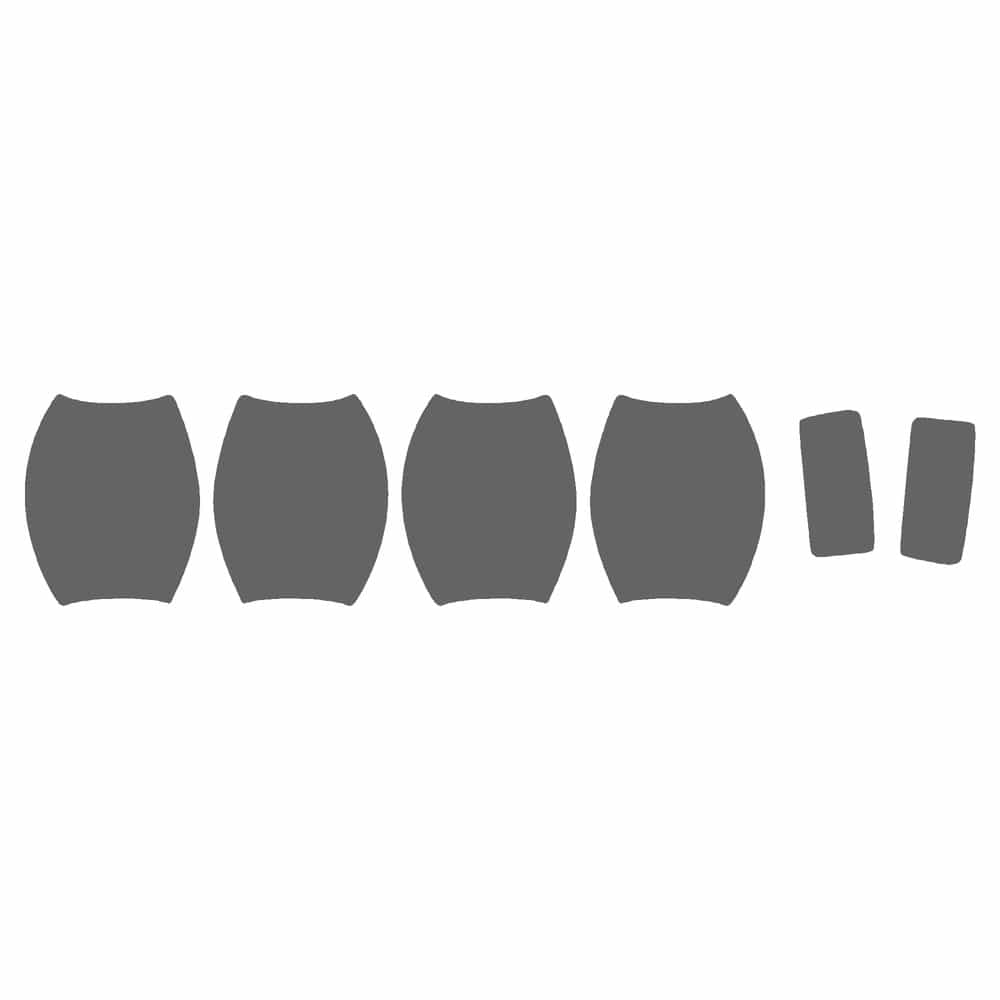 Vicrez Paint Protection PPF Pre-Cut Kit, Door Handles vpp142139 for Chrysler Sebring Sedan 2007-2011
