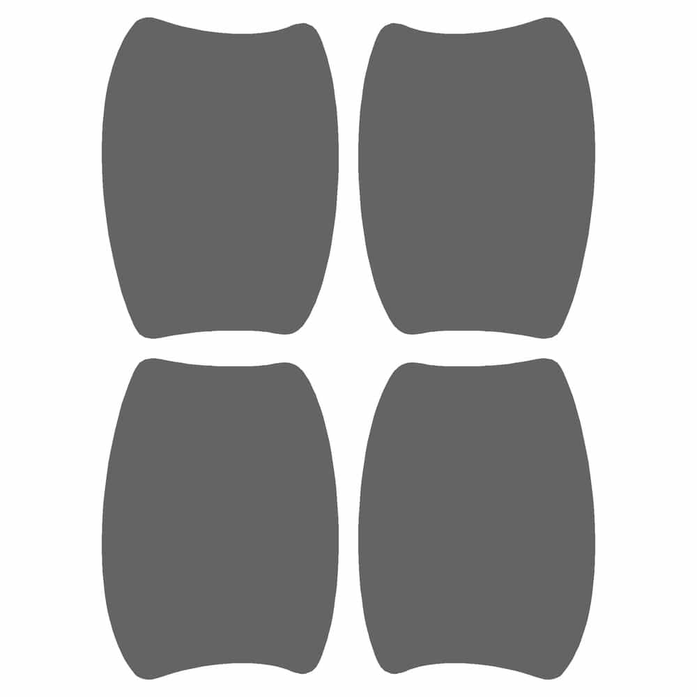Vicrez Paint Protection PPF Pre-Cut Kit, Door Handles vpp146645 for Fiat 500L SUV 2014-2017