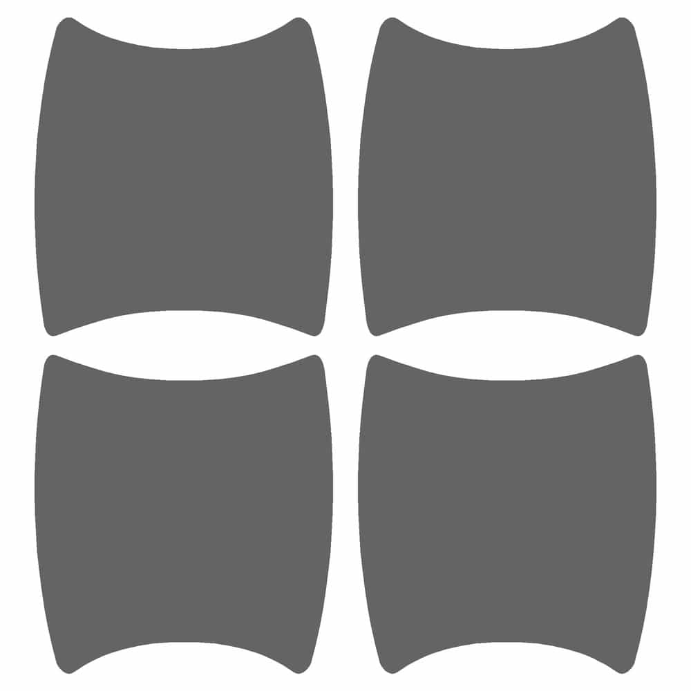 Vicrez Paint Protection PPF Pre-Cut Kit, Door Handles vpp172189 for Hyundai Santa Fe SUV 2019-2020