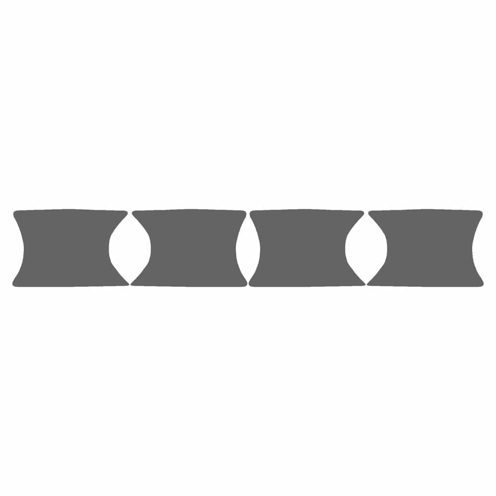 Vicrez Paint Protection PPF Pre-Cut Kit, Door Handles vpp208210 for Mercury Mountaineer SUV 2003-2004