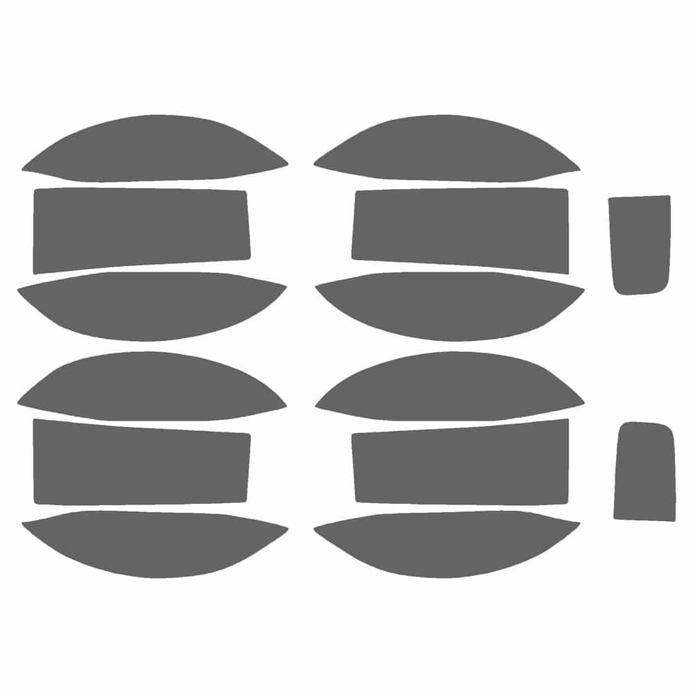Vicrez Paint Protection PPF Pre-Cut Kit, Door Handles vpp209737 for Mitsubishi Galant Sedan 2009-2013