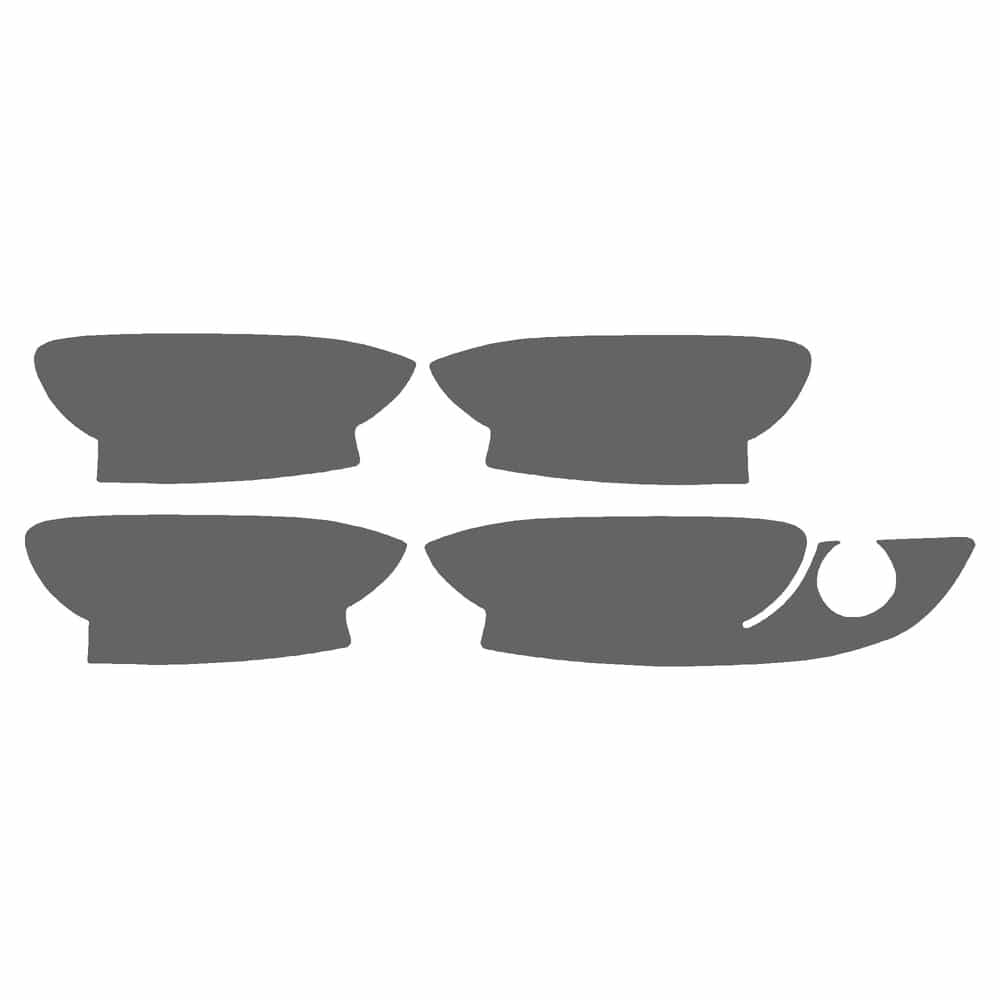 Vicrez Paint Protection PPF Pre-Cut Kit, Door Handles vpp228964 for Subaru Legacy Sedan 2005-2007