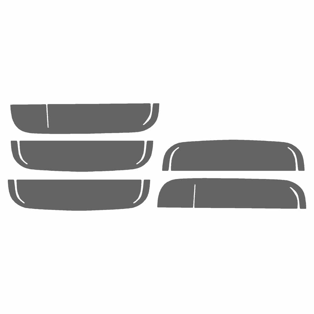 Vicrez Paint Protection PPF Pre-Cut Kit, Door Handles vpp231177 for Toyota 4Runner SUV 2002