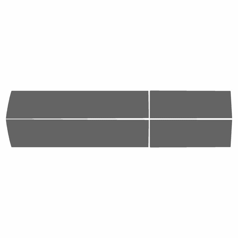 Vicrez Paint Protection PPF Pre-Cut Kit, Door Panels, Driver & Passenger vpp137998 for Chevrolet Silverado 2007-2013