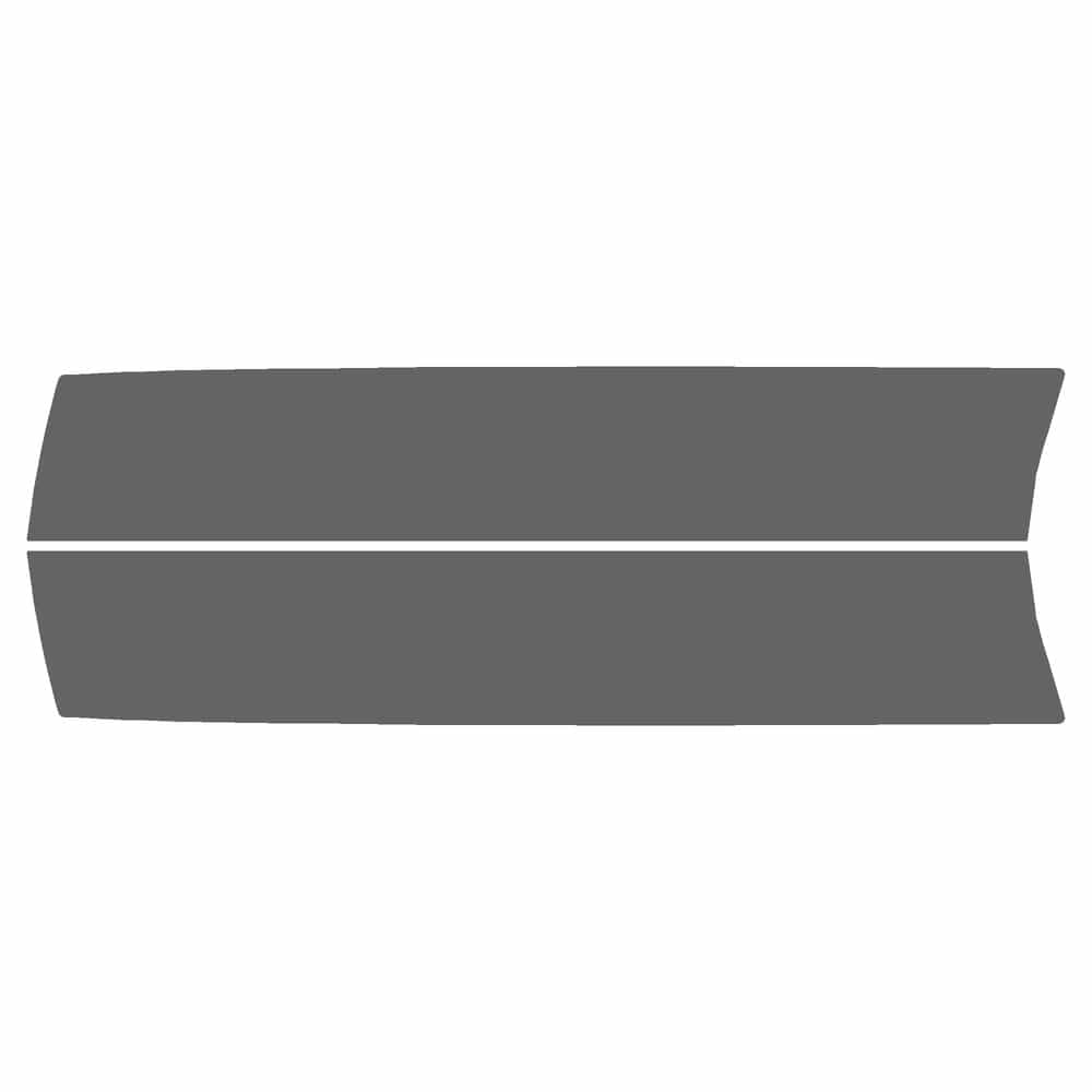 Vicrez Paint Protection PPF Pre-Cut Kit, Door Panels Front, Driver & Passenger vpp131911 for Chevrolet Colorado Crew Pickup 2023-2026