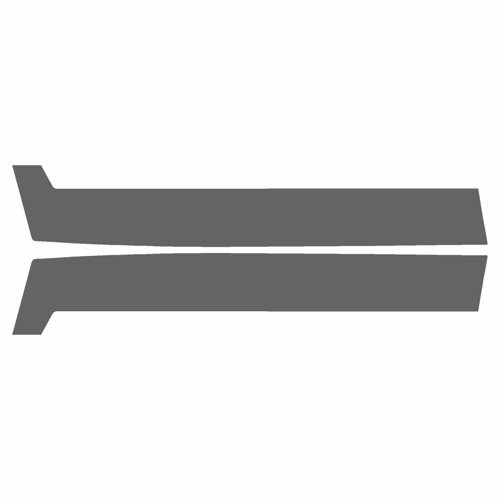 Vicrez Paint Protection PPF Pre-Cut Kit, Door Panels Front, Driver & Passenger vpp137366 for Chevrolet Silverado Crew Pickup 2024-2026