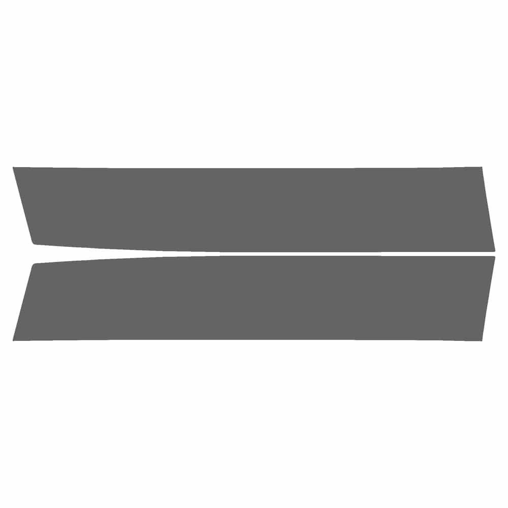 Vicrez Paint Protection PPF Pre-Cut Kit, Door Panels Front, Driver & Passenger vpp137455 for Chevrolet Silverado Extd Pickup 2024-2026