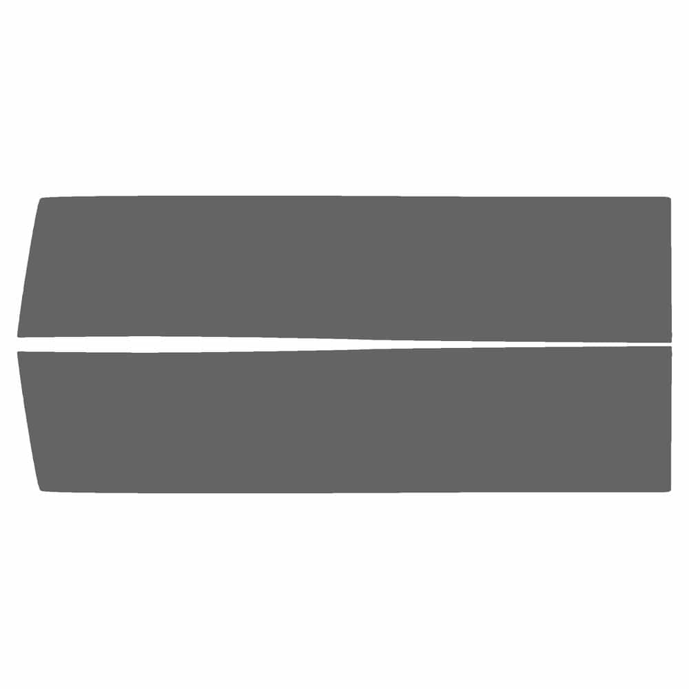 Vicrez Paint Protection PPF Pre-Cut Kit, Door Panels Front, Driver & Passenger vpp140790 for Chevrolet TrailBlazer SUV 2006-2009