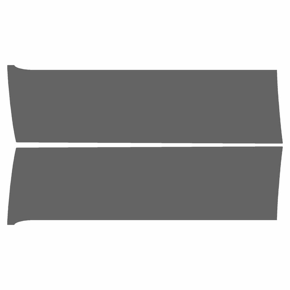 Vicrez Paint Protection PPF Pre-Cut Kit, Door Panels Front, Driver & Passenger vpp143068 for Dodge Charger Sedan 2006-2010