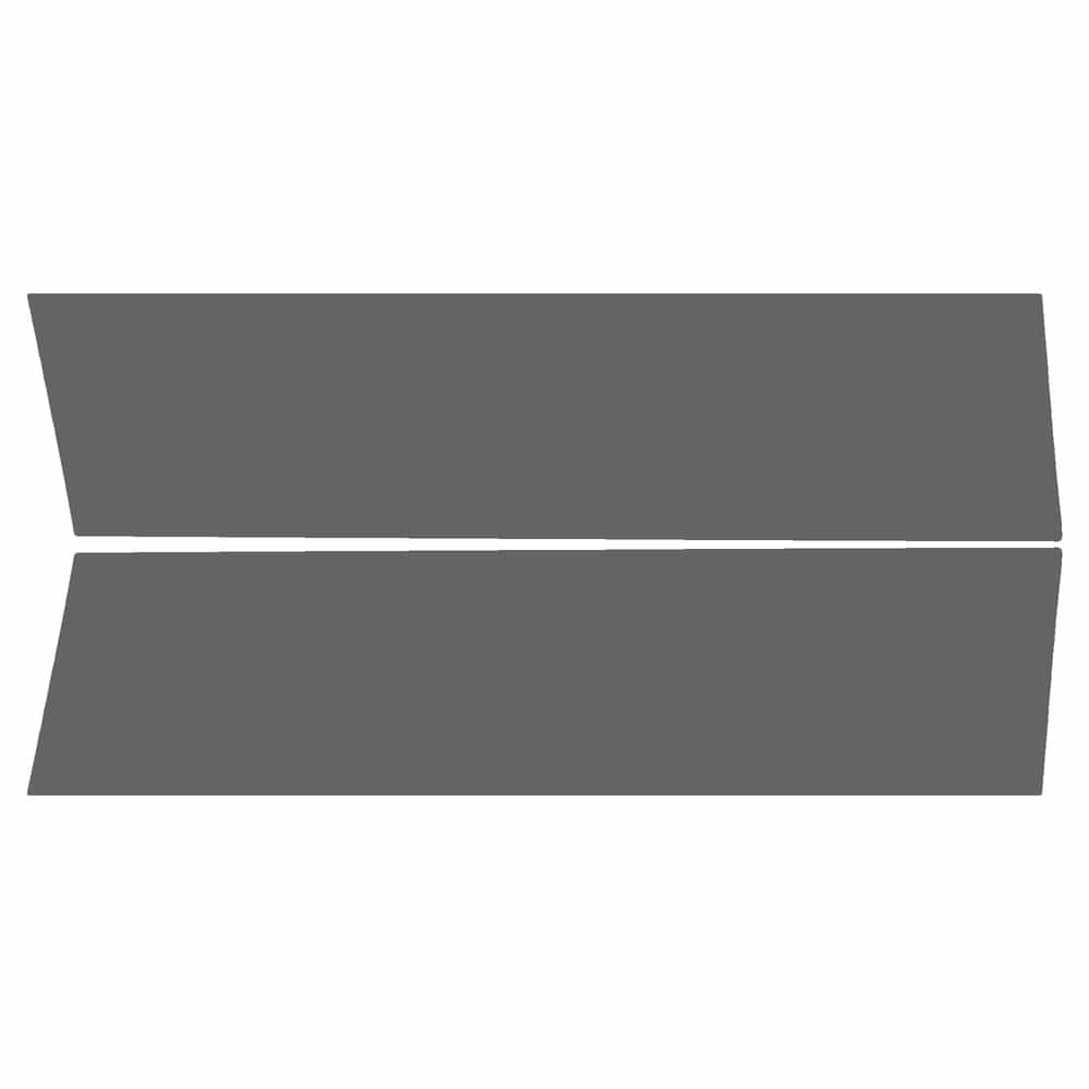 Vicrez Paint Protection PPF Pre-Cut Kit, Door Panels Front, Driver & Passenger vpp145372 for Dodge Ram Crew Pickup 2009