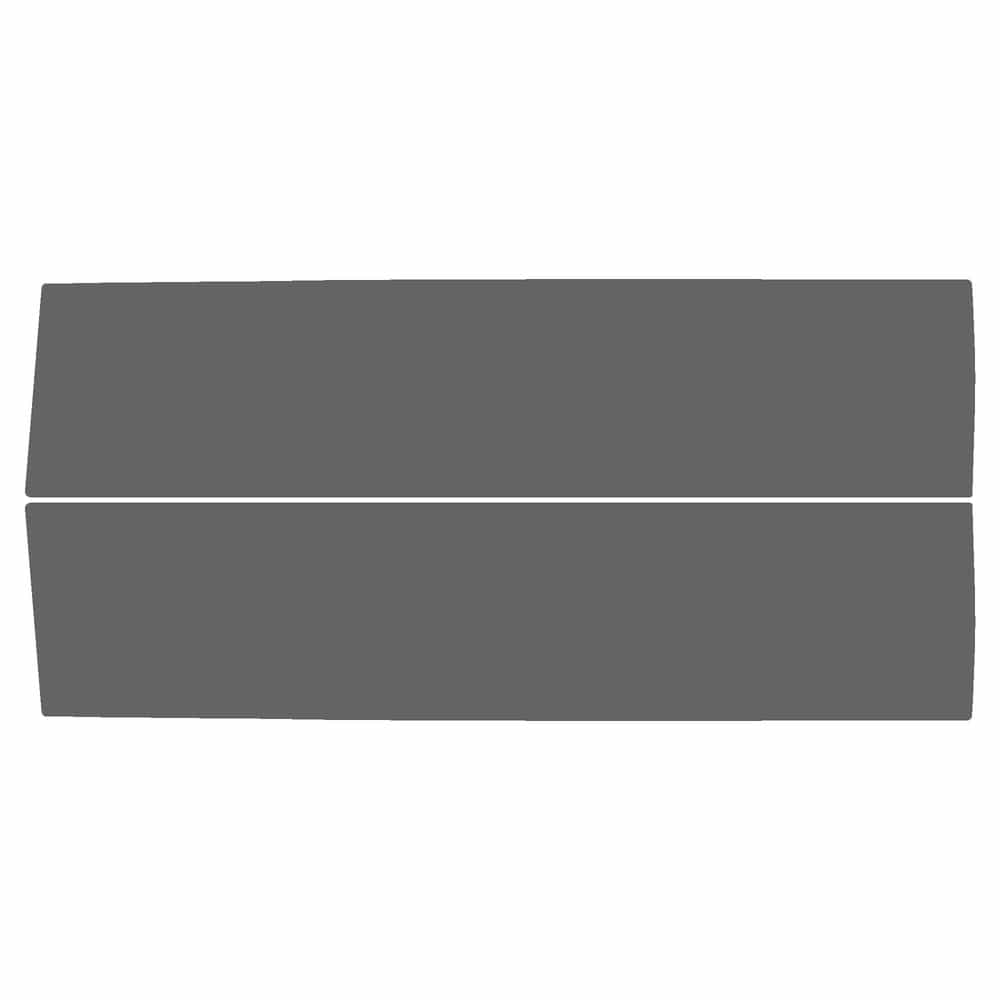 Vicrez Paint Protection PPF Pre-Cut Kit, Door Panels Front, Driver & Passenger vpp151782 for Ford F150 Crew Pickup 2021-2023