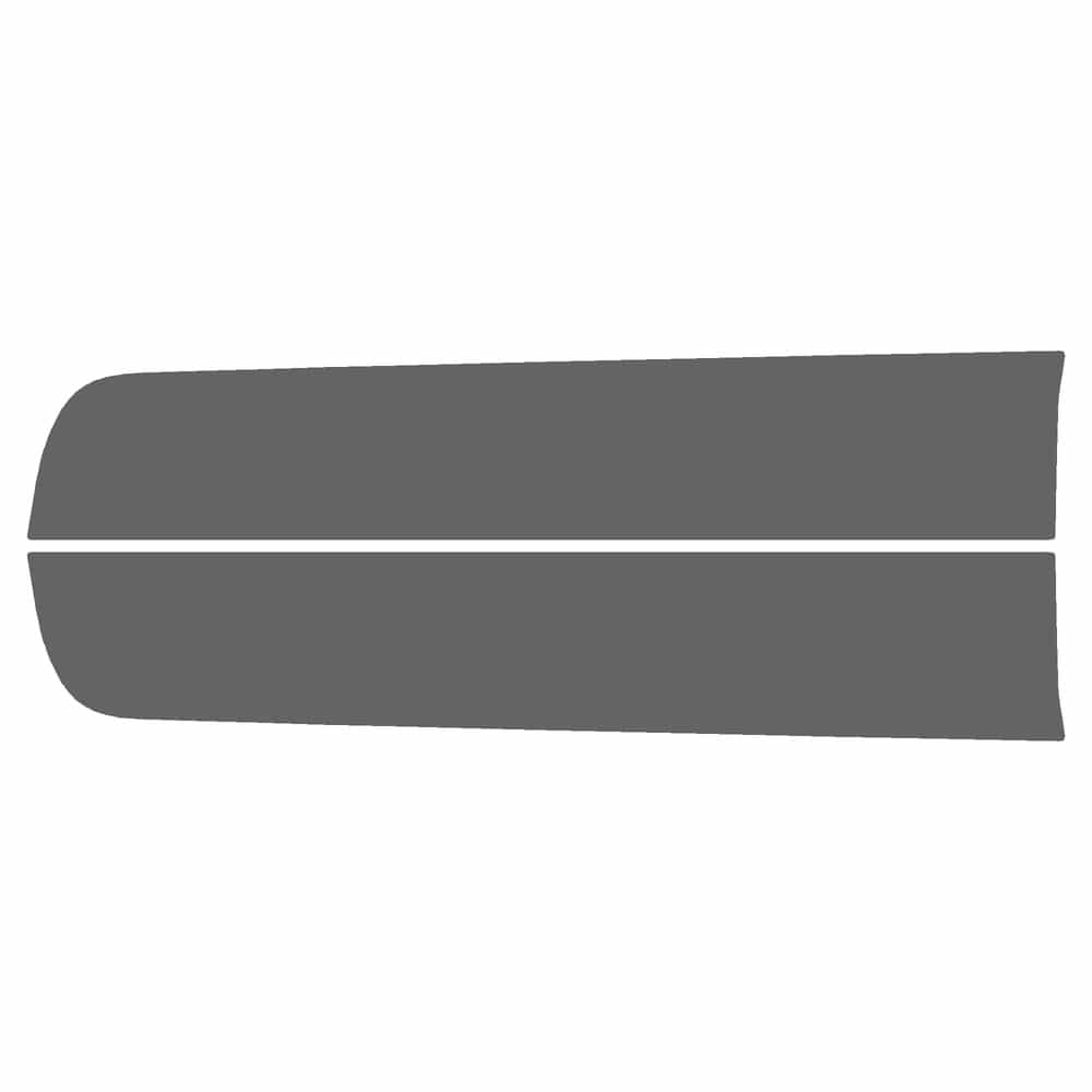 Vicrez Paint Protection PPF Pre-Cut Kit, Door Panels Front, Driver & Passenger vpp156080 for Ford Ranger Extd Pickup 2019-2023