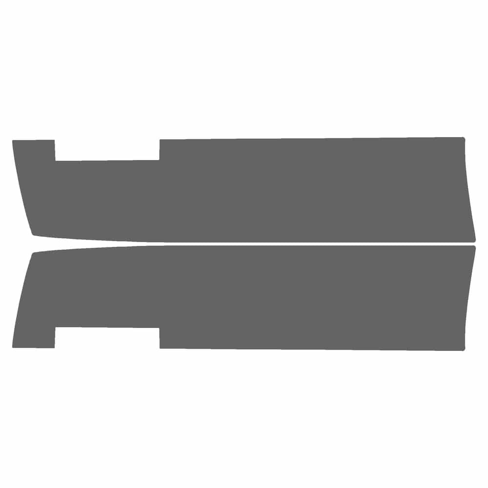 Vicrez Paint Protection PPF Pre-Cut Kit, Door Panels Front, Driver & Passenger vpp161786 for GMC Sierra/Sierra Extd Pickup 2019-2022