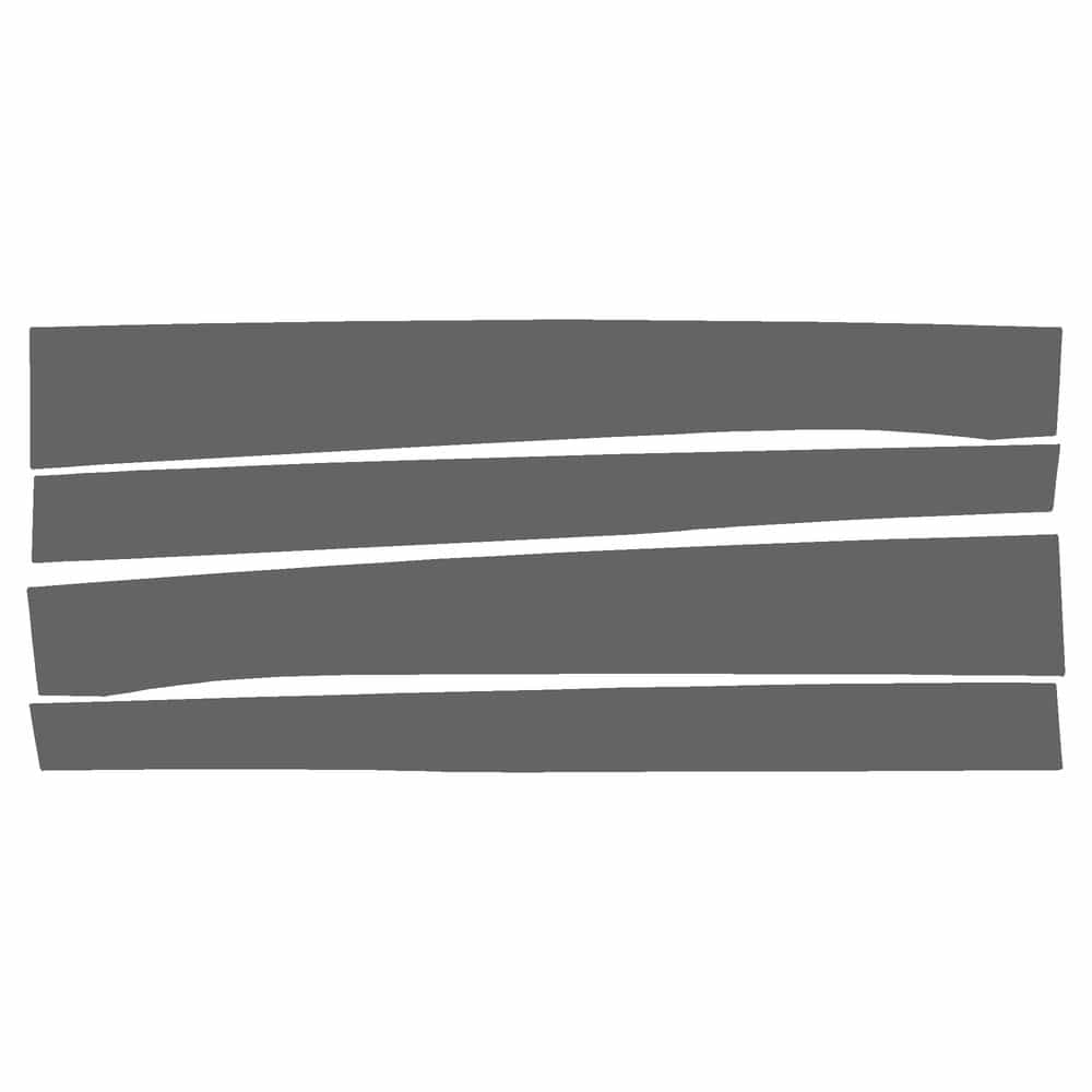 Vicrez Paint Protection PPF Pre-Cut Kit, Door Panels Front, Driver & Passenger vpp171216 for Hyundai Palisade SUV 2021-2022