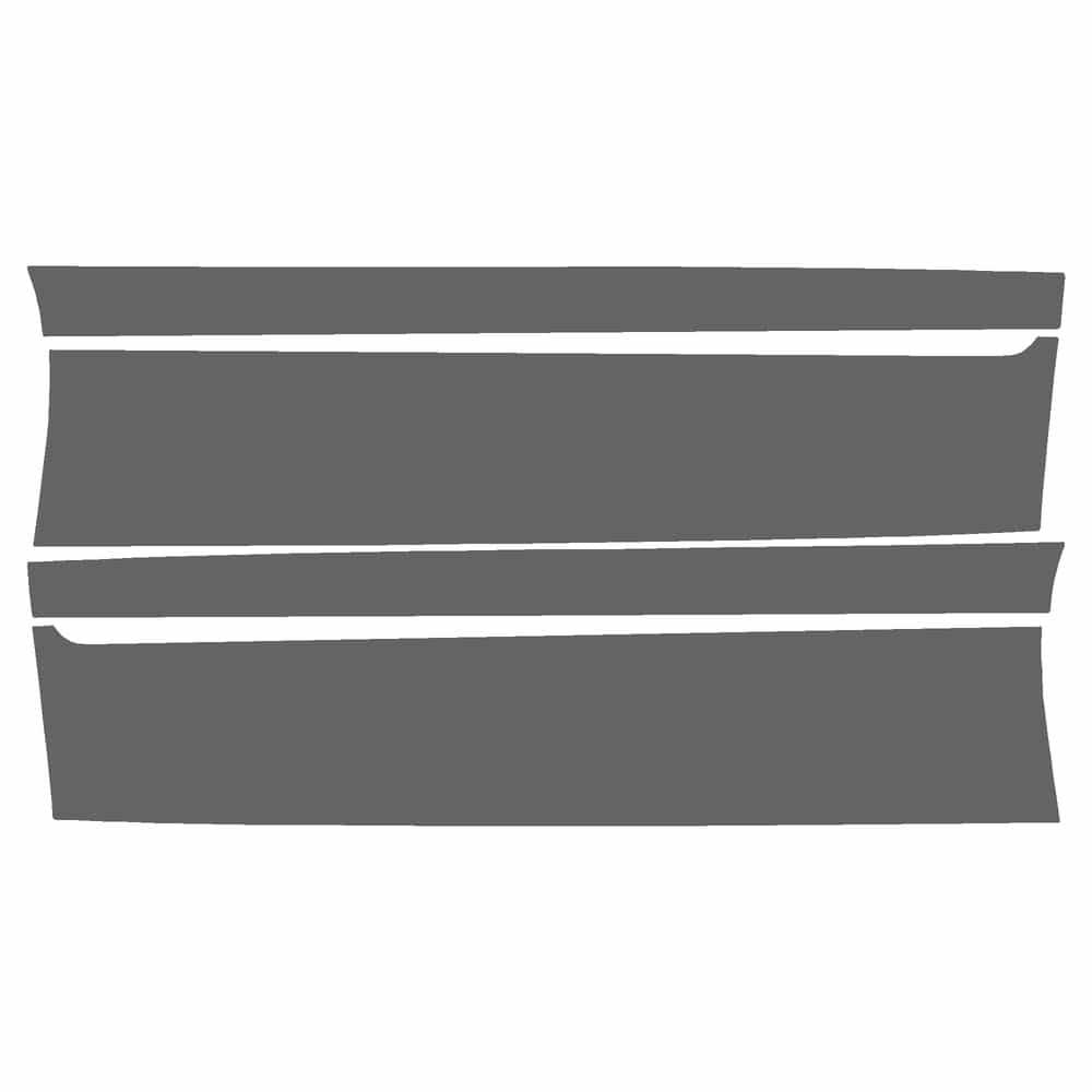Vicrez Paint Protection PPF Pre-Cut Kit, Door Panels Front, Driver & Passenger vpp241055 for Volkswagen Atlas Cross Sport SUV 2020-2023