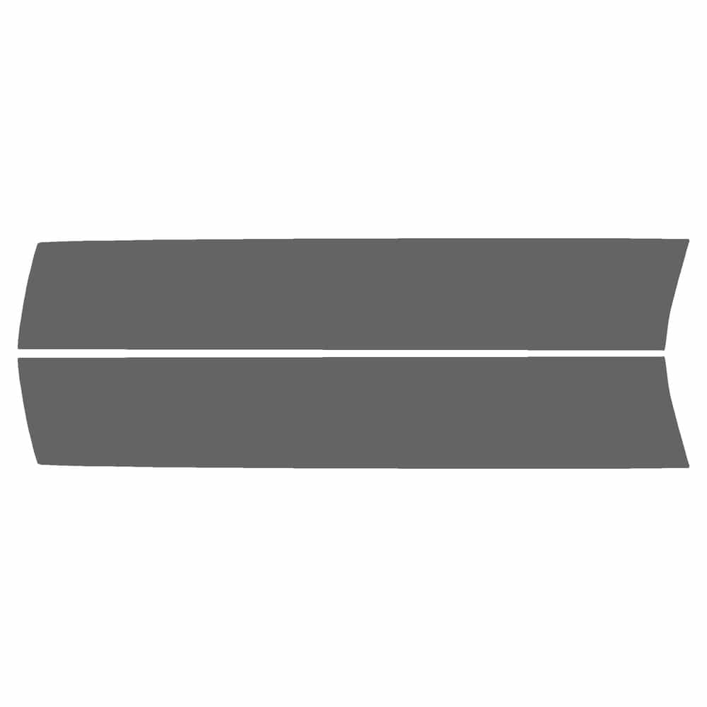 Vicrez Paint Protection PPF Pre-Cut Kit, Door Panels Front w/ Badge, Driver & Passenger vpp159074 for GMC Canyon Crew Pickup 2023-2026