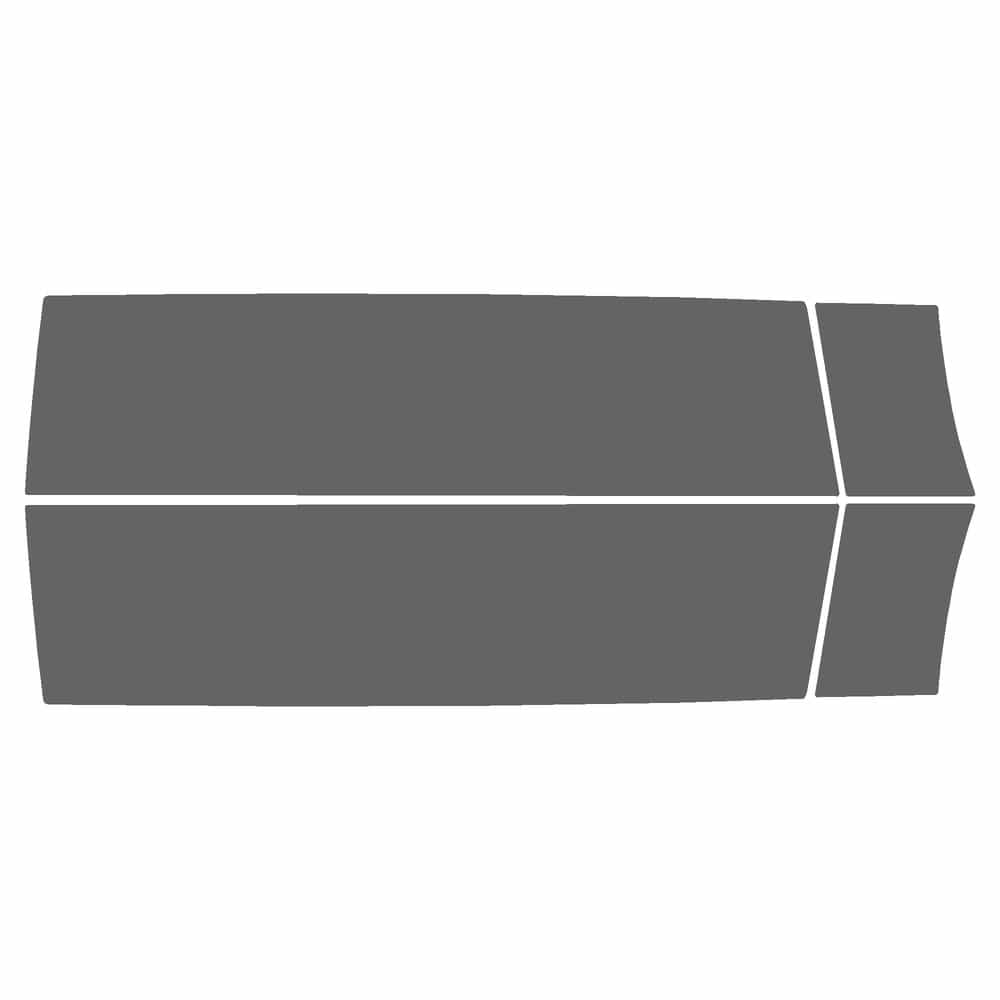 Vicrez Paint Protection PPF Pre-Cut Kit, Door Panels Rear, Driver & Passenger vpp139815 for Chevrolet Suburban SUV 2021-2024