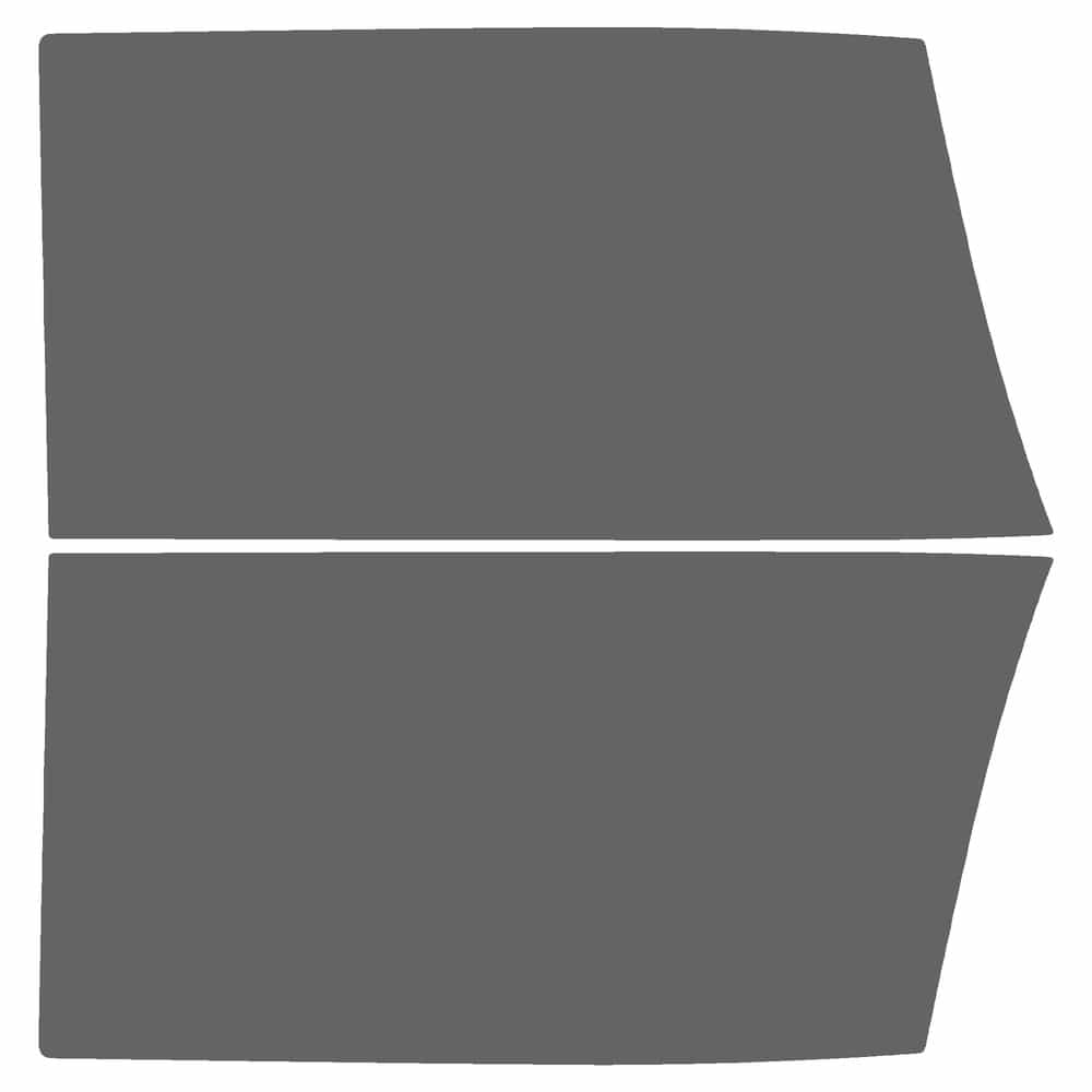 Vicrez Paint Protection PPF Pre-Cut Kit, Door Panels Rear, Driver & Passenger vpp140828 for Chevrolet TrailBlazer SUV 2002-2005