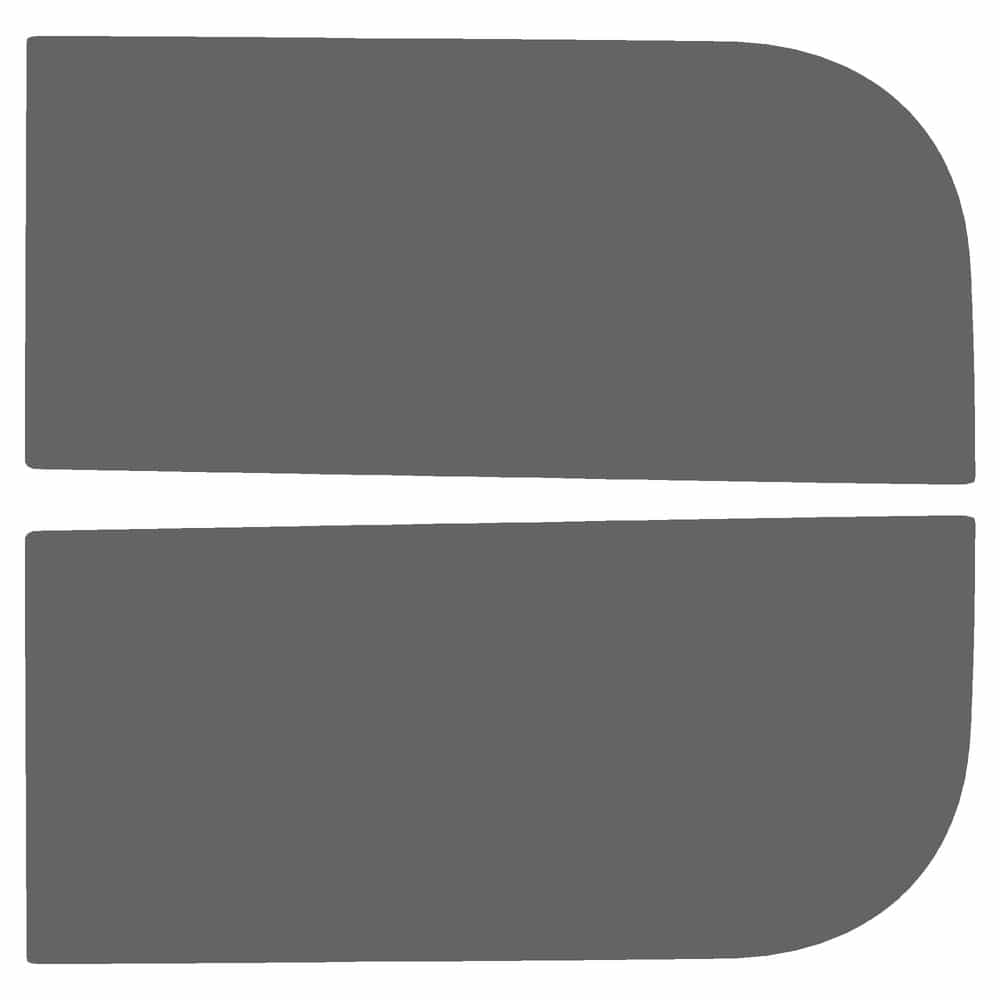 Vicrez Paint Protection PPF Pre-Cut Kit, Door Panels Rear, Driver & Passenger vpp143718 for Dodge Dakota Extd Pickup 2008-2010