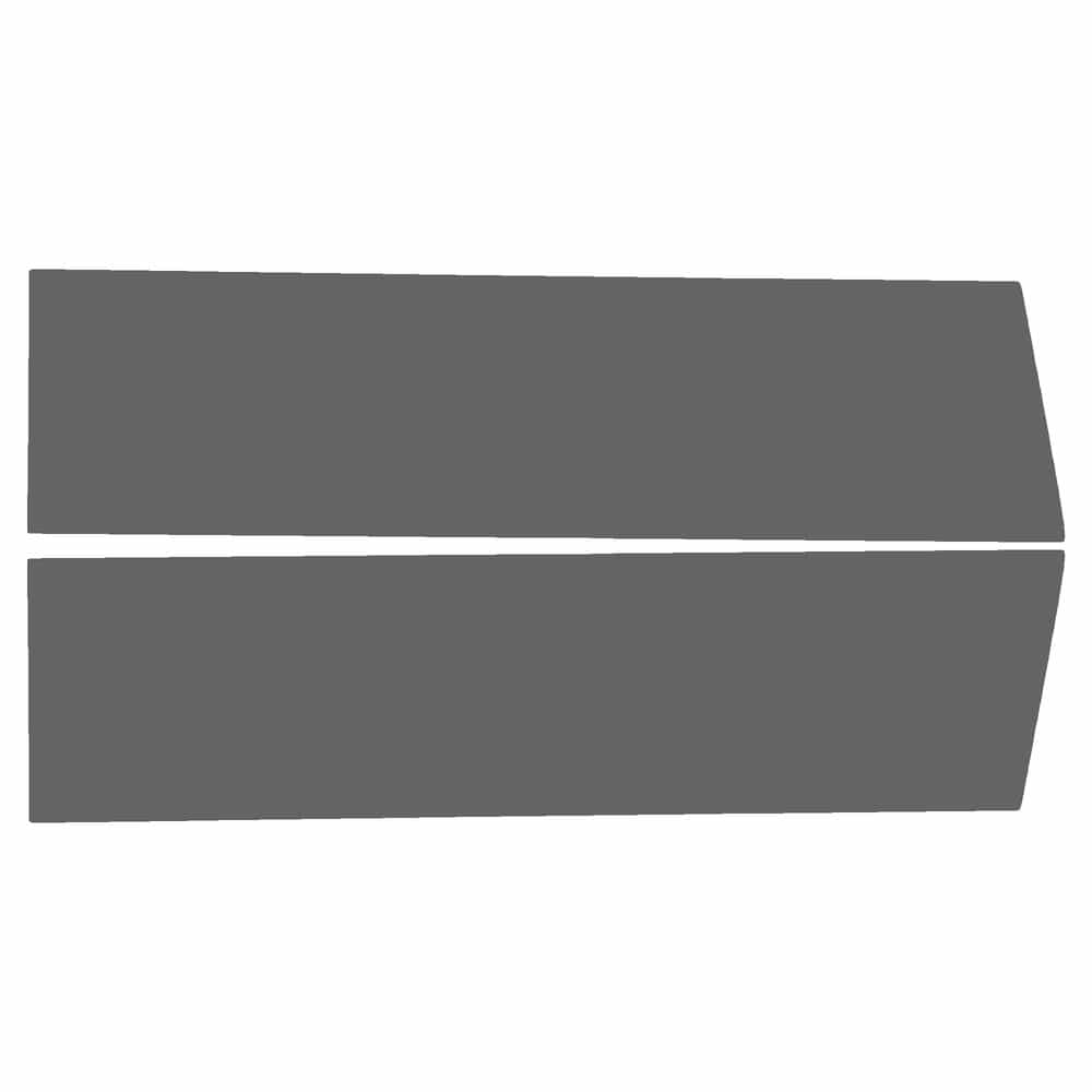 Vicrez Paint Protection PPF Pre-Cut Kit, Door Panels Rear, Driver & Passenger vpp143584 for Dodge Dakota Pickup 2002-2004