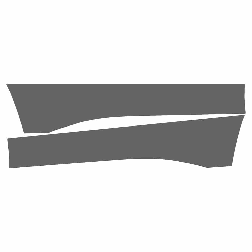 Vicrez Paint Protection PPF Pre-Cut Kit, Door Panels Rear, Driver & Passenger vpp149512 for Ford Explorer SUV 2020-2024
