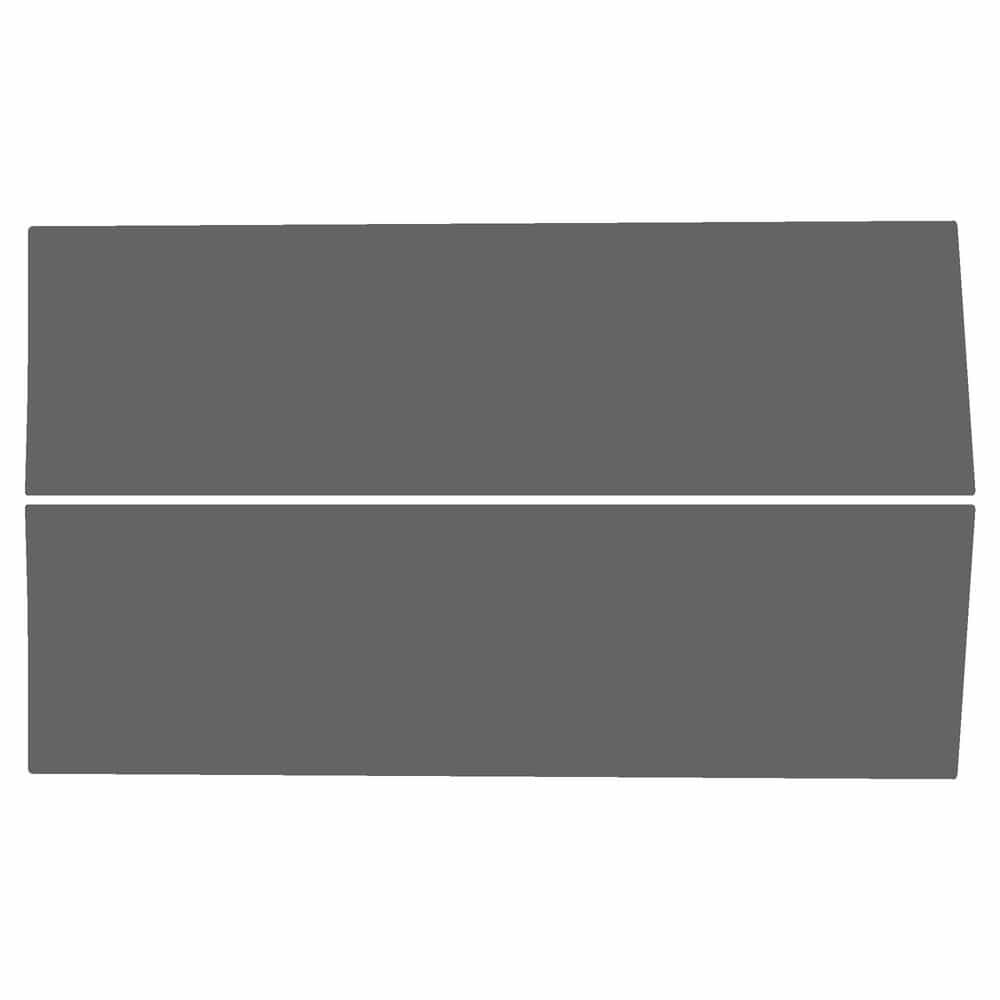 Vicrez Paint Protection PPF Pre-Cut Kit, Door Panels Rear, Driver & Passenger vpp151924 for Ford F150 Crew Pickup 2021-2023