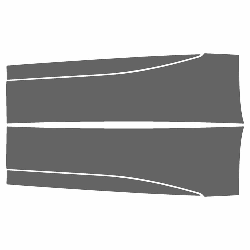 Vicrez Paint Protection PPF Pre-Cut Kit, Door Panels Rear, Driver & Passenger vpp163964 for Genesis GV80 SUV 2021-2024