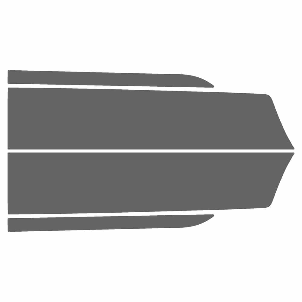 Vicrez Paint Protection PPF Pre-Cut Kit, Door Panels Rear, Driver & Passenger vpp186177 for KIA Telluride SUV 2023-2025