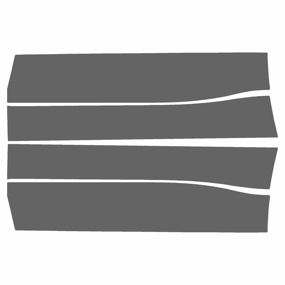 Vicrez Paint Protection PPF Pre-Cut Kit, Door Panels Rear, Driver & Passenger vpp193151 for Lexus TX SUV 2024-2026