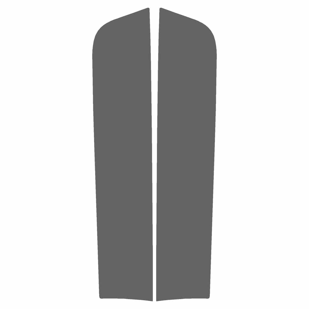 Vicrez Paint Protection PPF Pre-Cut Kit, Door Panels Rear, Driver & Passenger vpp232314 for Toyota Camry Sedan 2021-2024