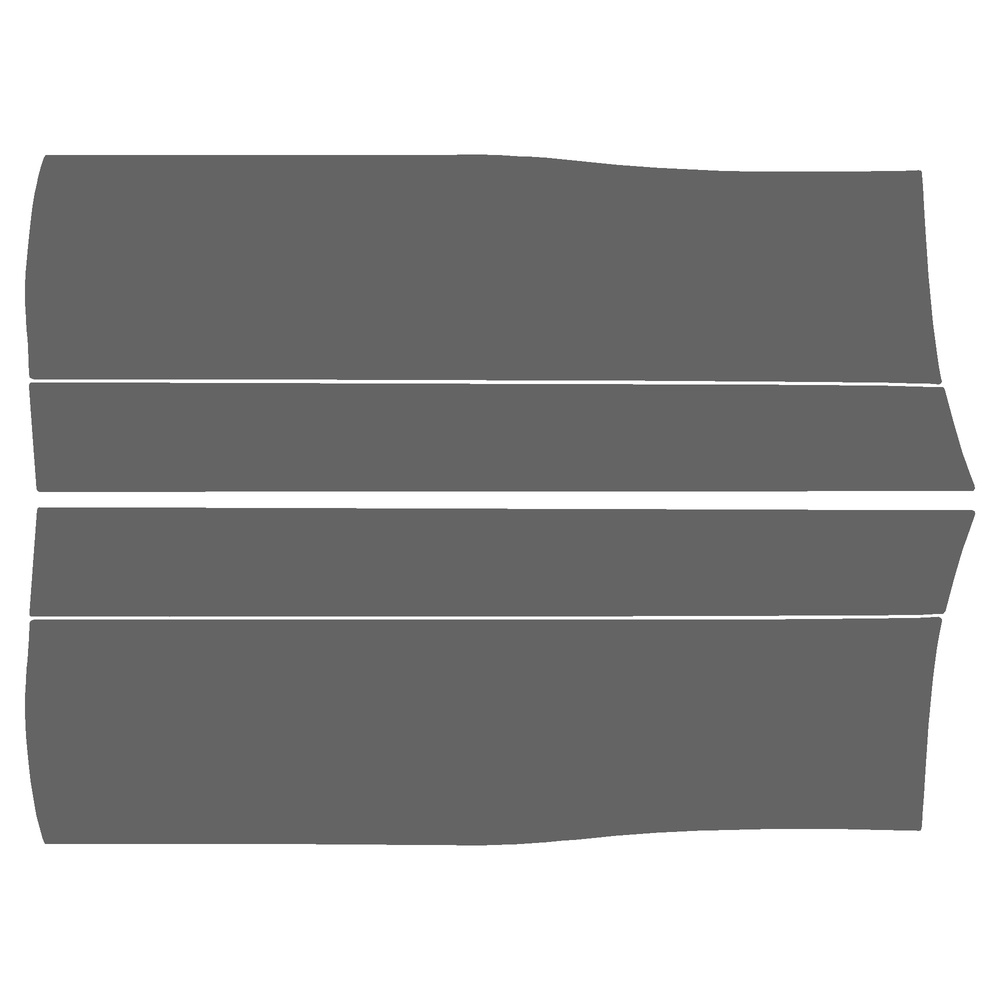 Vicrez Paint Protection PPF Pre-Cut Kit, Door Panels Rear, Driver & Passenger vpp246114 for Volvo XC60 SUV 2024-2026