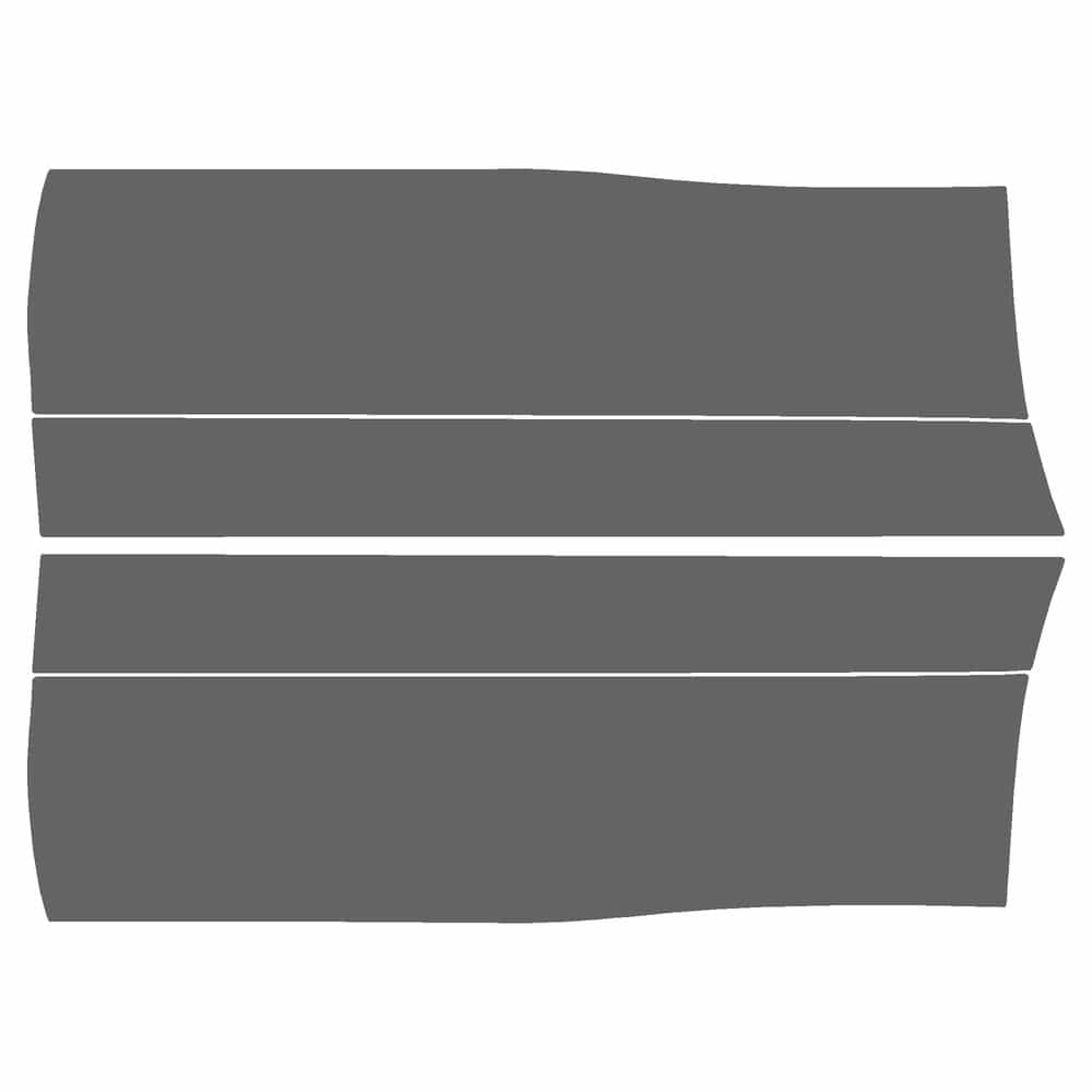 Vicrez Paint Protection PPF Pre-Cut Kit, Door Panels Rear, Driver & Passenger vpp246079 for Volvo XC60 SUV 2018-2021