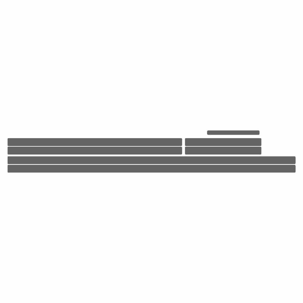 Vicrez Paint Protection PPF Pre-Cut Kit, Edge Guards vpp160628 for GMC Sierra 2007-2010