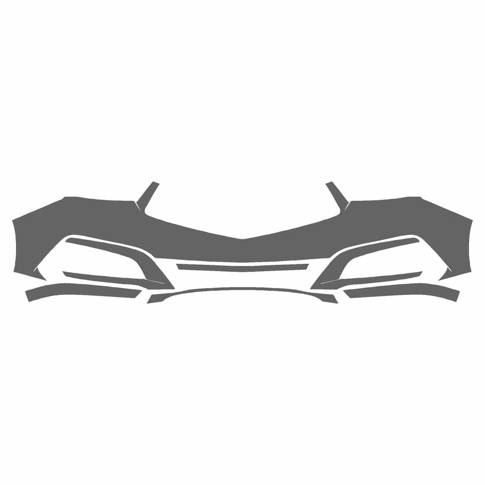 Vicrez Paint Protection PPF Pre-Cut Kit, Front Bumper vpp100717 for Acura MDX SUV 2019-2021