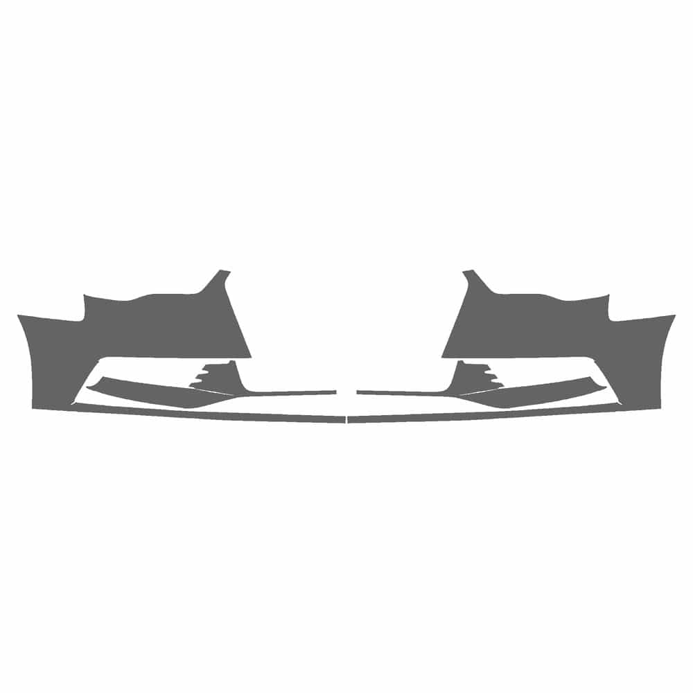 Vicrez Paint Protection PPF Pre-Cut Kit, Front Bumper vpp102805 for Audi A3 Sedan 2015-2016