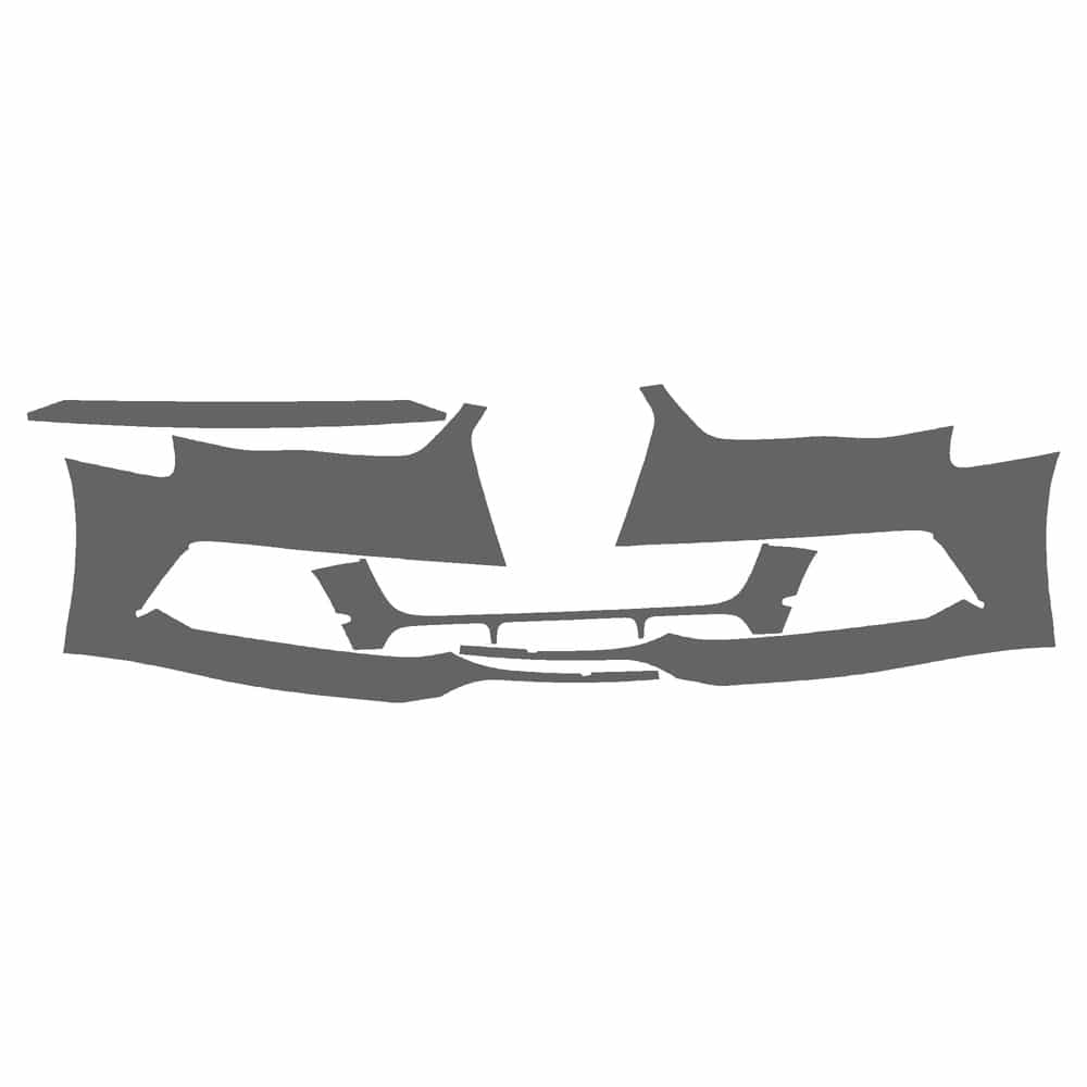 Vicrez Paint Protection PPF Pre-Cut Kit, Front Bumper vpp103676 for Audi A4 Sedan 2016
