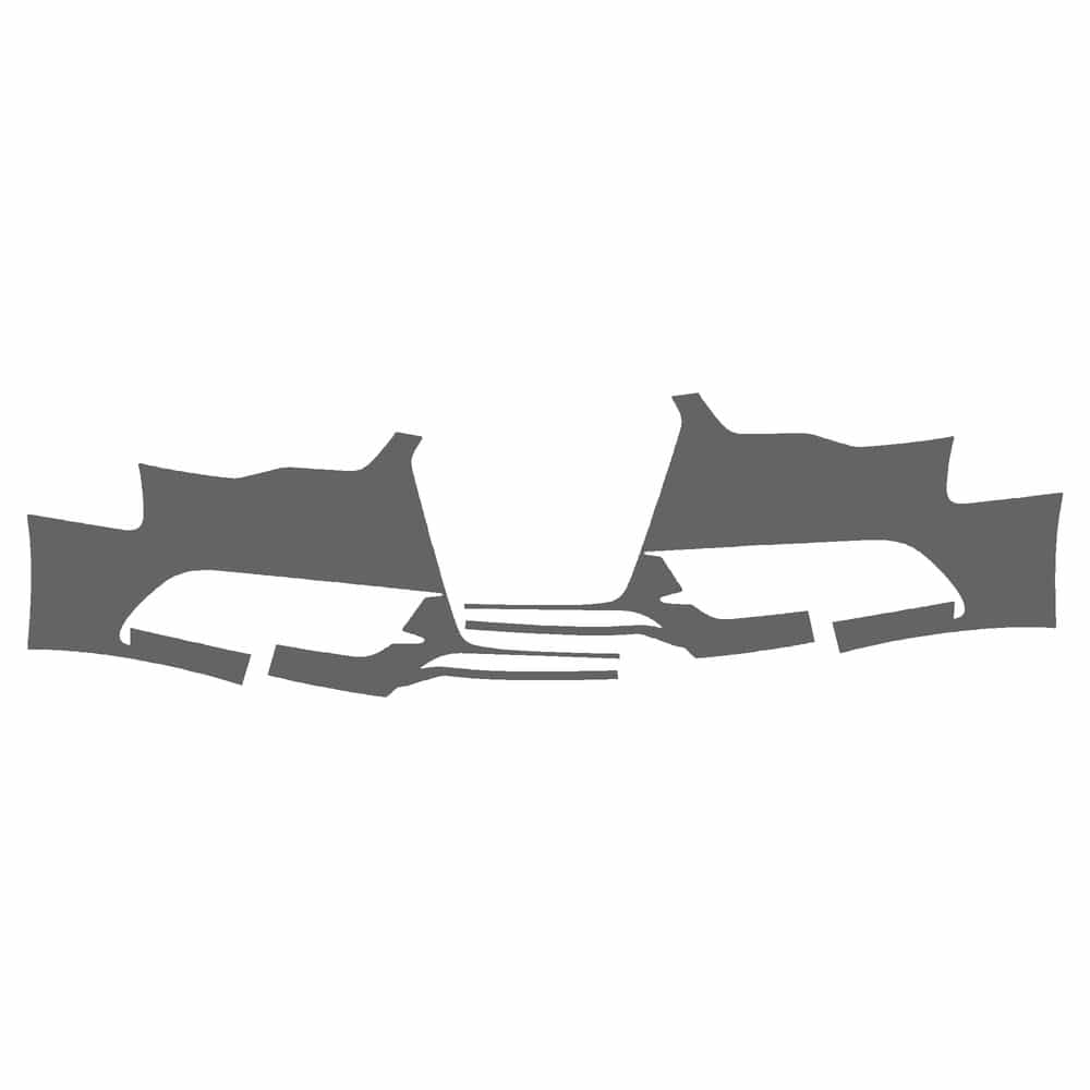 Vicrez Paint Protection PPF Pre-Cut Kit, Front Bumper vpp104163 for Audi A5 Coupe 2013-2015