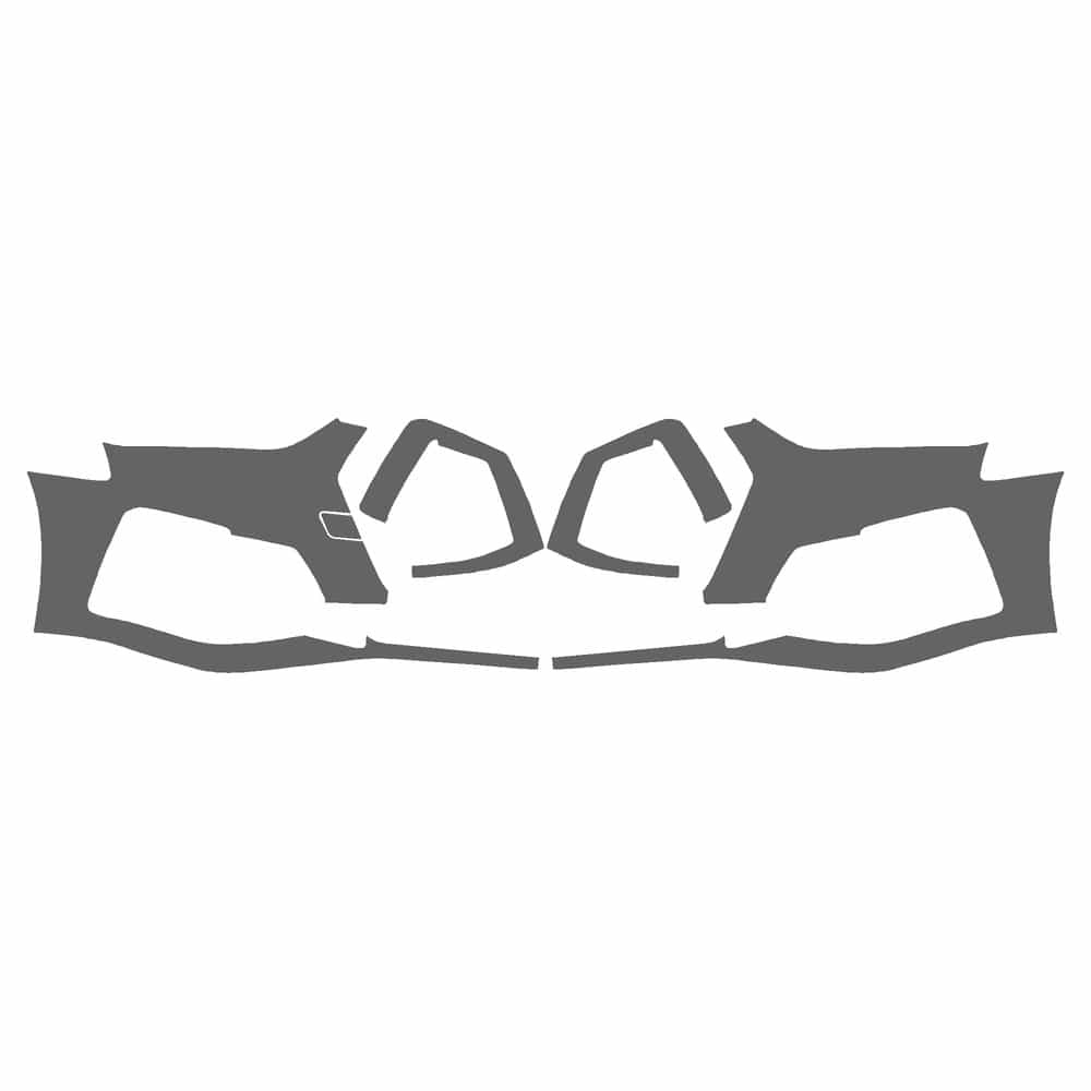 Vicrez Paint Protection PPF Pre-Cut Kit, Front Bumper vpp104656 for Audi A5 Coupe 2020-2025