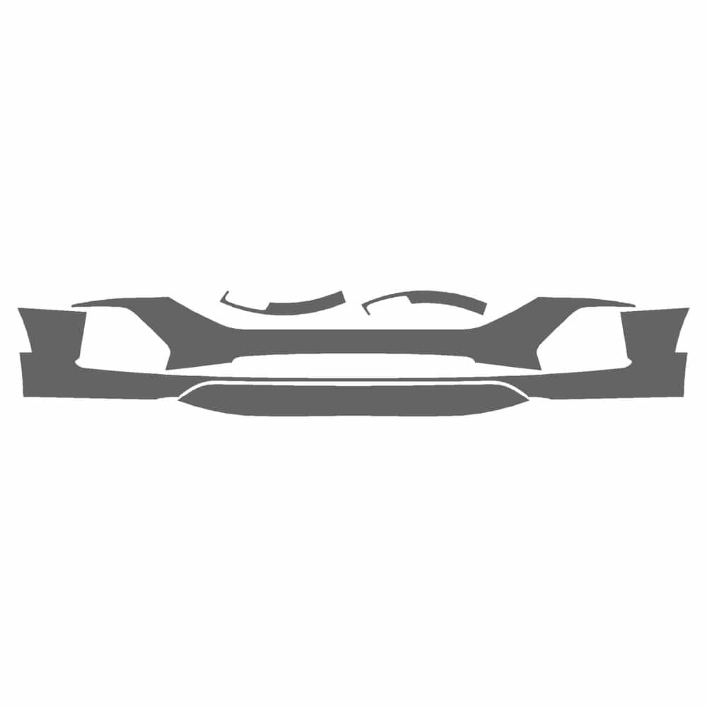 Vicrez Paint Protection PPF Pre-Cut Kit, Front Bumper vpp125400 for Bentley Bentayga SUV 2021-2025