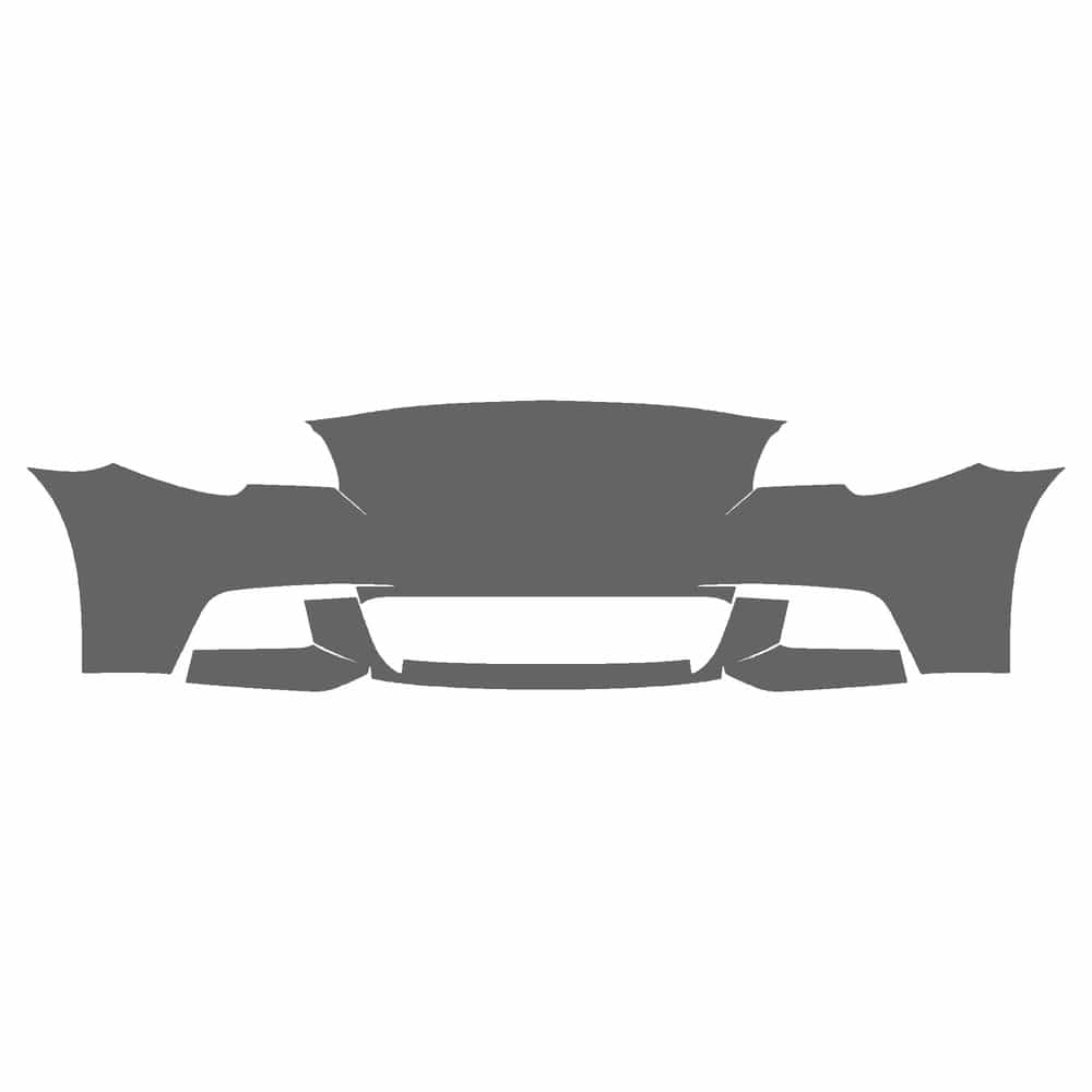 Vicrez Paint Protection PPF Pre-Cut Kit, Front Bumper vpp114955 for BMW 5 Series Sedan 2011-2013