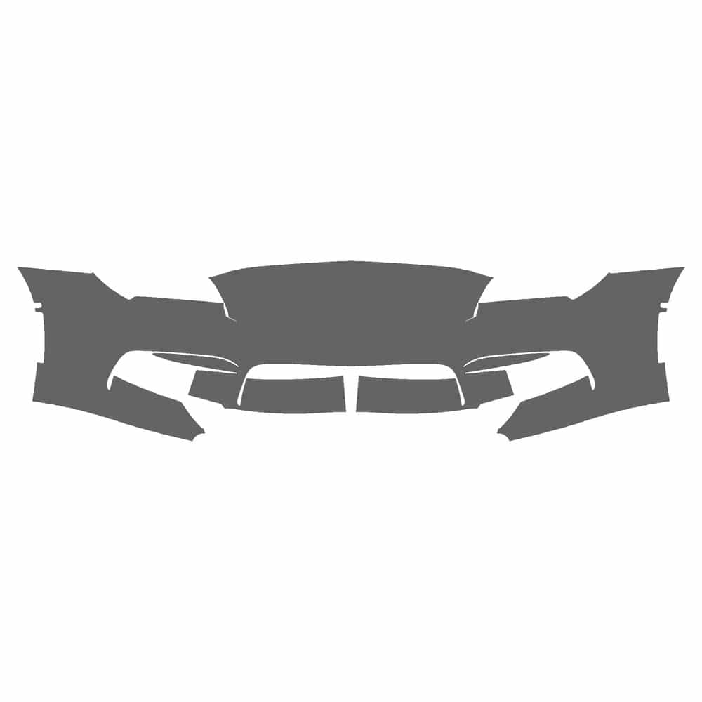 Vicrez Paint Protection PPF Pre-Cut Kit, Front Bumper vpp119603 for BMW M6 Sedan 2014-2019